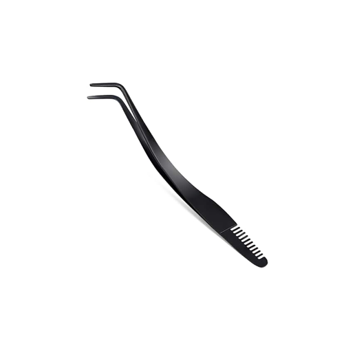2-in-1 Curved Tweezer & Comb